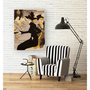 Wall art print and canvas. Henri Toulouse-Lautrec, Divan Japonais Poster
