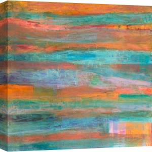Cuadro abstracto, lienzo y lámina, Armonía de la luz, Italo Corrado
