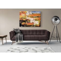 Wall art print and canvas. Tebo Marzari, From the City to the Country