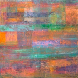 Cuadro abstracto de colores, El ritmo de la luz de Italo Corrado