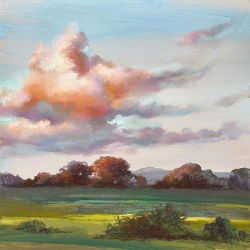 Kunstdruck, Leinwandbild, Der Devon-Himmel I von Nel Whatmore