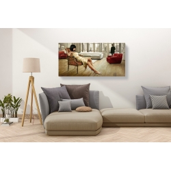 Wall art print and canvas. Pierre Benson, Lovers' Nest