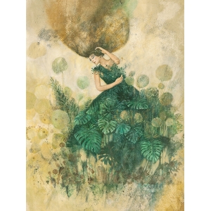Modern woman art print and canvas, Elemental by Erica Pagnoni