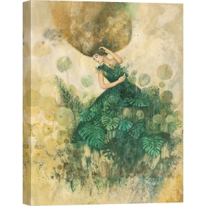 Modern woman art print and canvas, Elemental by Erica Pagnoni