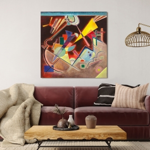 Tableau sur toile, affiche, Deep Brown de Wassily Kandinsky