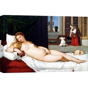 Quadro, stampa su tela. Tiziano, La Venere di Urbino