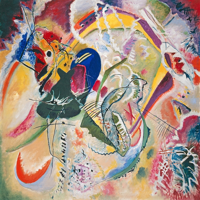 Tableau sur toile, affiche, Improvisation 35, de Wassily Kandinsky