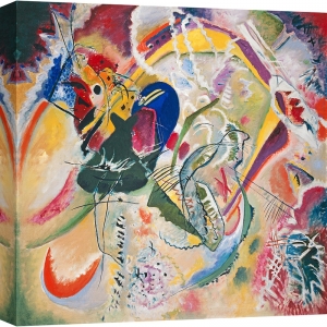 Tableau sur toile, affiche, Improvisation 35, de Wassily Kandinsky