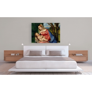 Tableau sur toile. Tiziano, La Vierge et l'enfant