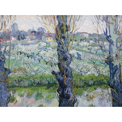 Tableau sur toile, affiche, Vue d'Arles de Vincent van Gogh