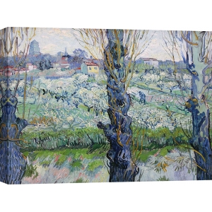 Quadro, stampa su tela, Vista di Arles di Vincent van Gogh
