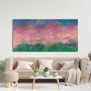 Abstract print and canvas, Auroras (Jungle Mist), Italo Corrado