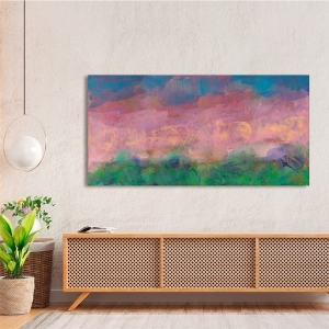 Abstract print and canvas, Auroras (Jungle Mist), Italo Corrado