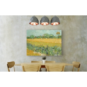 Leinwandbilder. Vincent van Gogh, Irisfeld in der Nähe von Arles