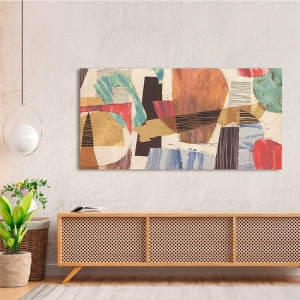 Modern abstract art print and canvas, Bebop by Sven Dorn