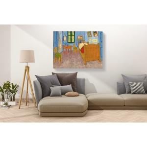 Wall art print and canvas. Vincent van Gogh, Van Gogh's Bedroom at Arles