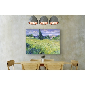 Leinwandbilder. Vincent van Gogh, Landschaft mit grünem Weizen