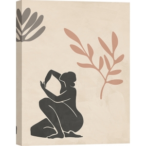 Tableau, affiche style Matisse, Dans le jardin du bonheur III