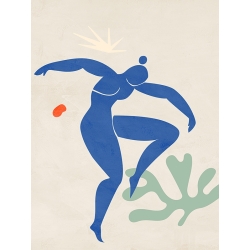 Poster im Matisse-Stil, Dancing the Night Away II, Atelier Deco