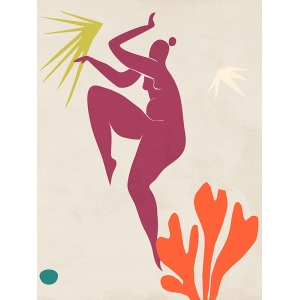 Poster style Matisse, Danse de nuit III