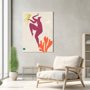 Poster stile Matisse, Dancing the Night Away III di Atelier Deco