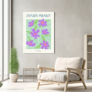 Art print and canvas, Flower Market: Asters by Atelier Deco