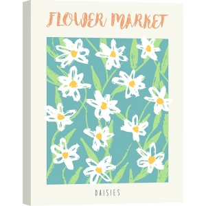 Tableau sur toile et affiche marguerites, Flower Market: Daisies