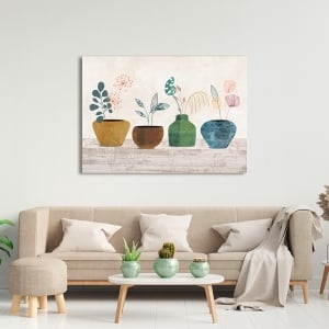 Minimalist print with flowers, Elements of Nature, Sayaka Miko