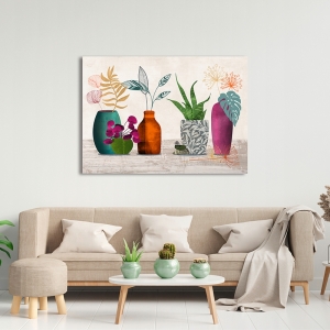 Modern floral art print, Modern Ikebana by Sayaka Miko