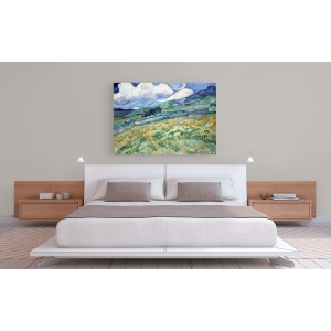 Wall art print and canvas. Vincent van Gogh, Landscape from Saint-Remy