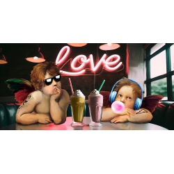 Tableau anges modernes, Love Kids de Matt Spencer