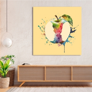 Pop Art print and canvas, Love Apple III by Steven Hill