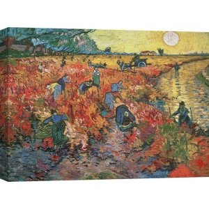 Cuadro en canvas. Vincent van Gogh, El viñedo rojo cerca de Arlés