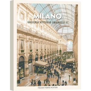 Tableau sur toile, poster et affiche, Milano: Galleria Vittorio Emanuele II