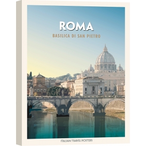 Poster, Kunstdruck, Leinwandbild Roma: Basilica S. Pietro