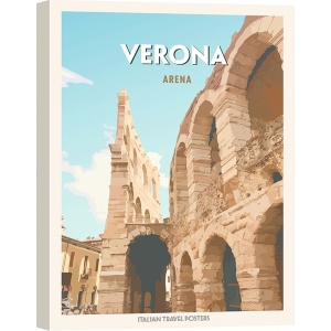 Stampa, poster, quadro su tela, Verona: Arena