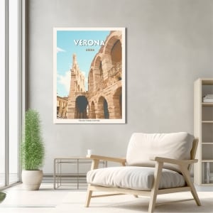 Stampa, poster, quadro su tela, Verona: Arena