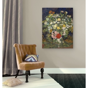 Wall art print and canvas. Vincent van Gogh, Bouquet of Flowers in a Vase