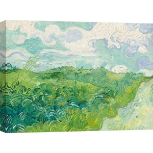Cuadro en canvas. Vincent van Gogh, Campos de trigo verde, Auvers