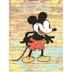 Tableau sur toile et affiche, Vintage Mickey de Eric Chestier