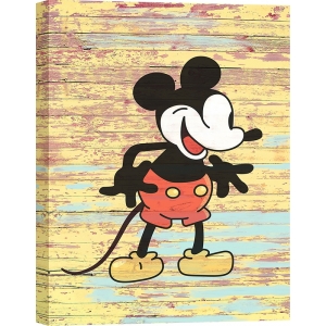 Tableau sur toile et affiche, Vintage Mickey de Eric Chestier