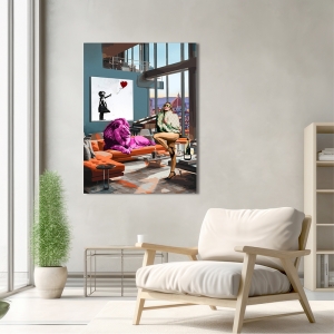 Pop Art print and canvas, Florence 1 by Gerard Madau