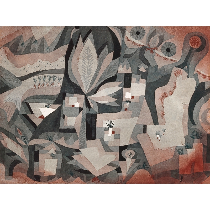 Tableau sur toile, Dry Cooler Garden de Paul Klee