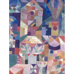 Cuadro en lienzo y lámina, Burggarten, 1919 de Paul Klee