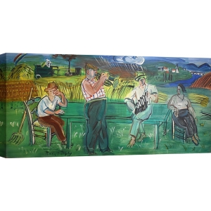 Tableau sur toile, Musiciens à la campagne de Raoul Dufy