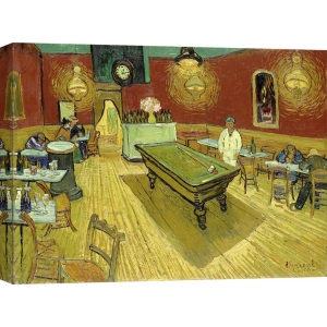 Tableau sur toile. Vincent van Gogh, Café la nuit (détail)