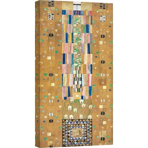 Art print and canvas, Stoclet Frieze by Gustav Klimt