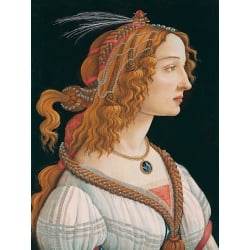 Art print Portrait of a young woman by Sandro Botticelli