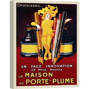 Quadro, stampa su tela. Jean D'Ylen, La Maison du Porte-Plume, 1924