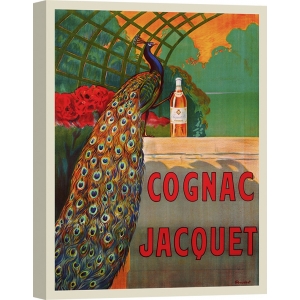 Quadro, stampa su tela. Camille Bouchet, Cognac Jacquet, ca. 1930